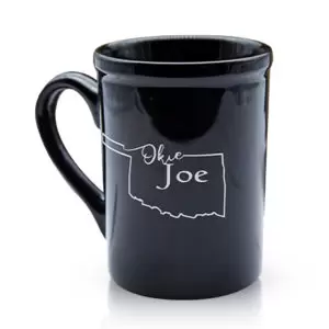 Okie Joe Black Mug