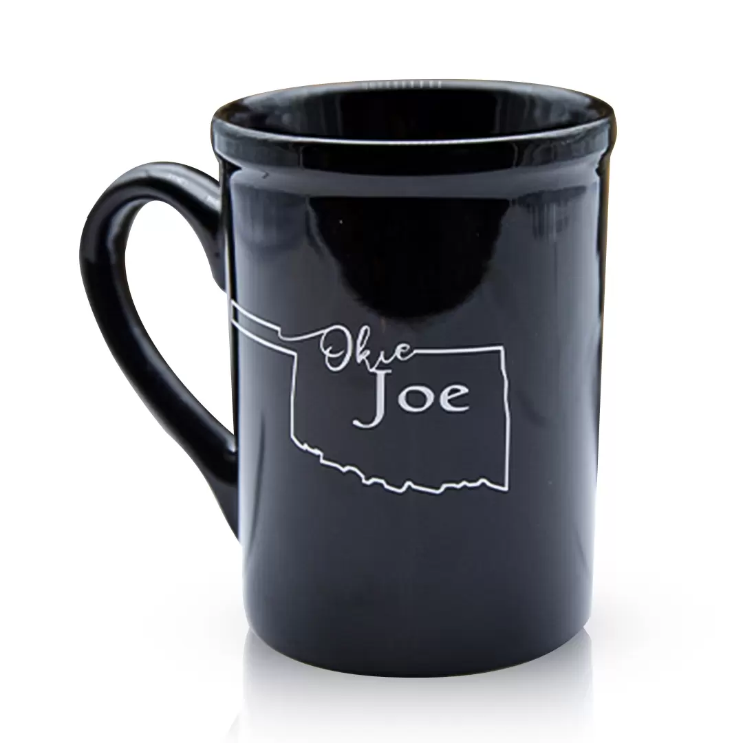 Okie Joe Black Mug
