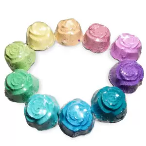 Rose shaped Bath Bombs