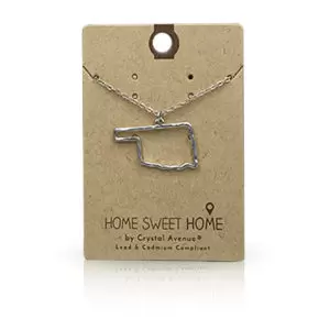 State Love Necklace - Silver