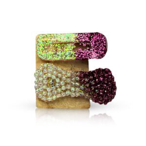 Hair Clips Set of Two - Pink