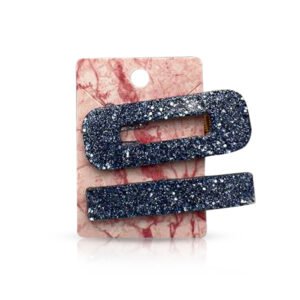 Hair Clips Set of Two - Silver