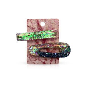 Hair Clips Set of Two - Holographic