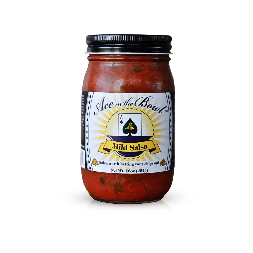 Made in Oklahoma - Mild Salsa Ace in the bowl Mild Salsa, Oklahoma made salsa
