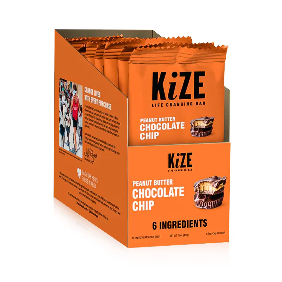 Kize Concept - Peanut Butter Chocolate Chip - 10 packs Peanut Butter Chocolate Chip