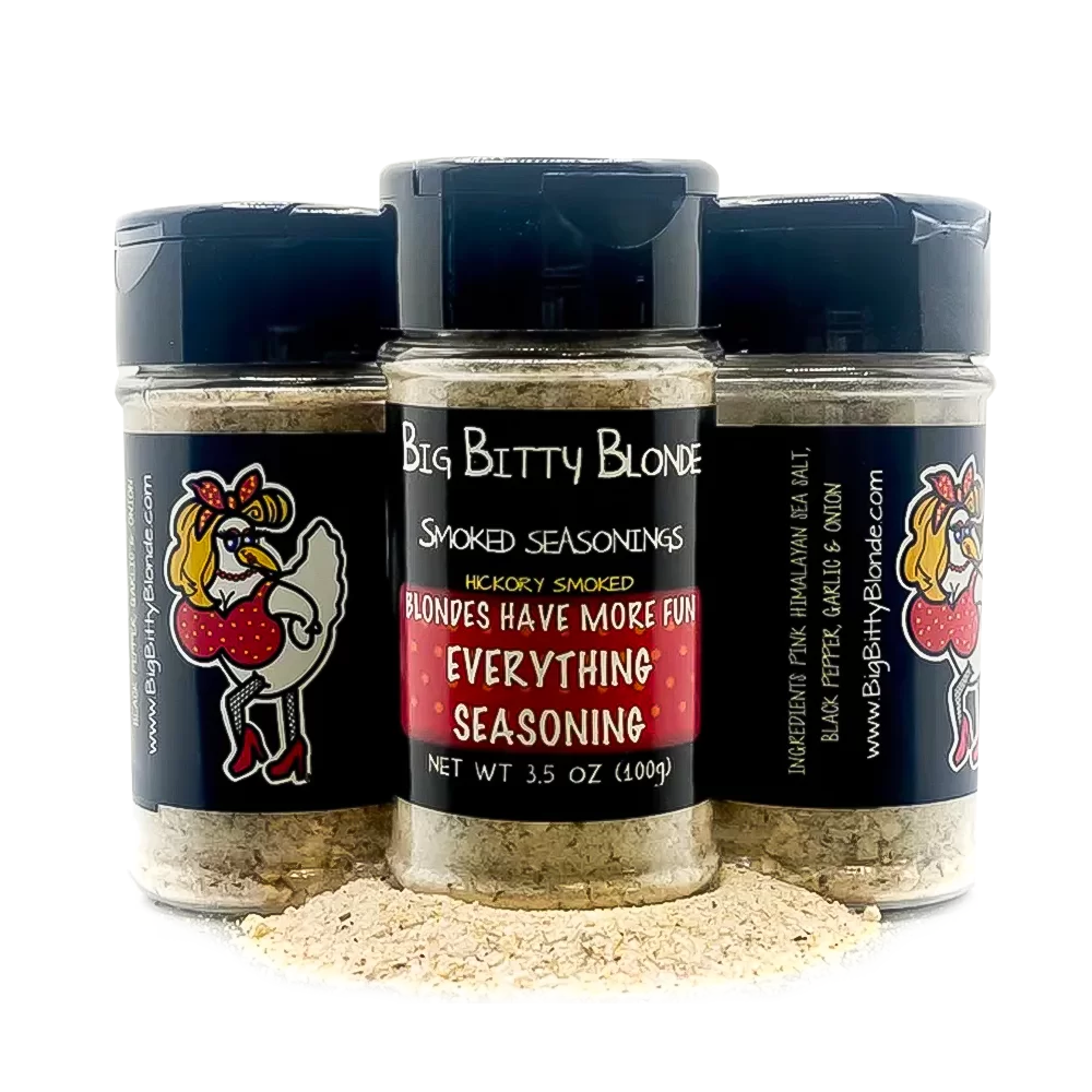 Made in Oklahoma Seasoning - Big Bitty Blonde Hickory Smoked Everything Seasoning Smoked Seasoning, Oklahoma Made Seasoning