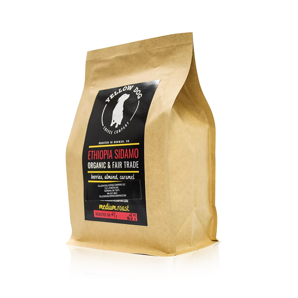 Ethiopia Medium Roast, Roasted Coffee Beans, Oklahoma Made Coffee