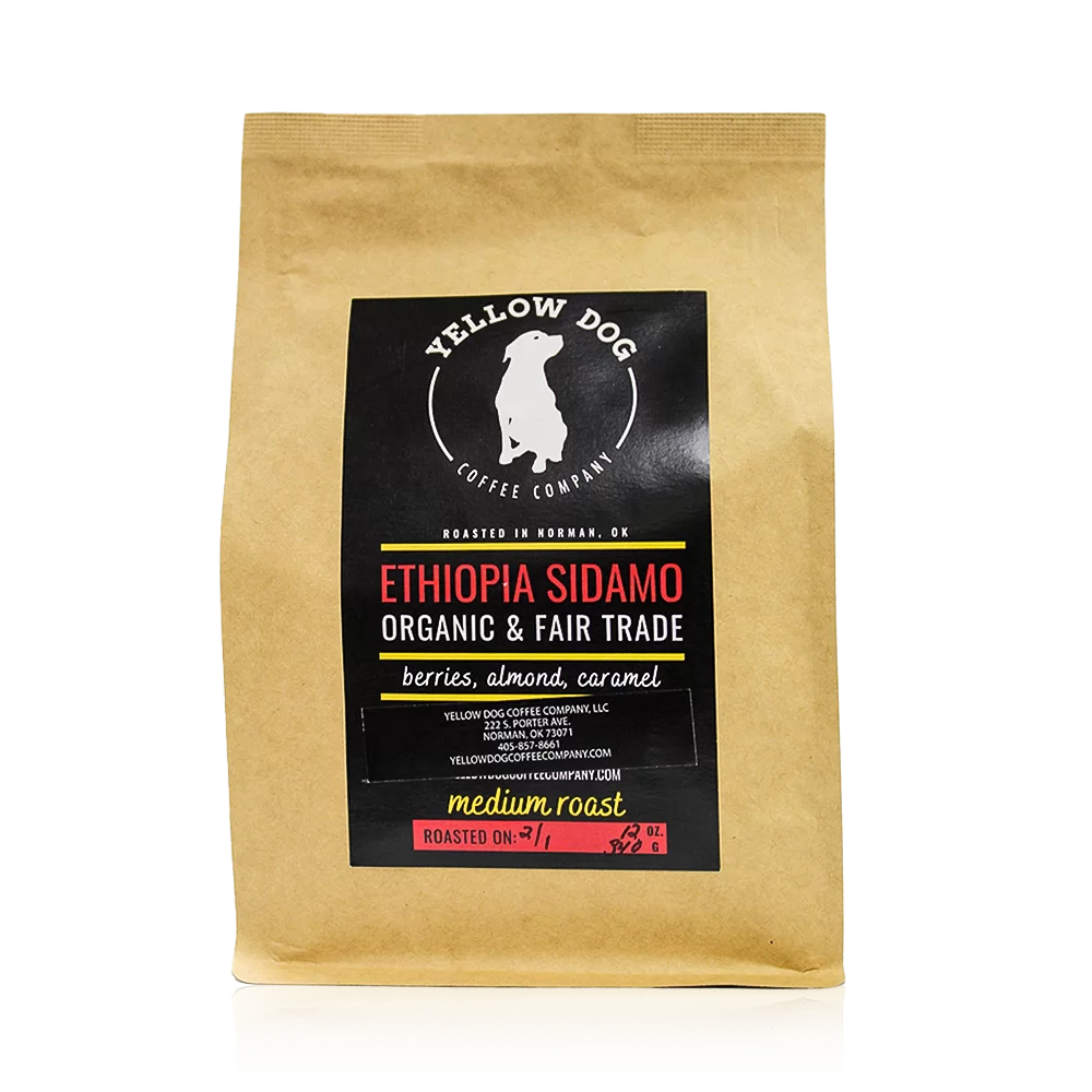 Ethiopia Medium Roast, Roasted Coffee Beans, Oklahoma Made Coffee