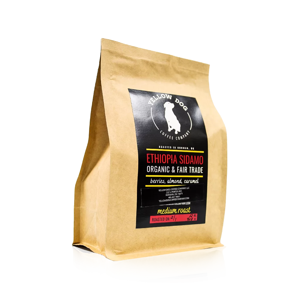 Ethiopia Medium Roast, Roasted Coffee Beans, Oklahoma Made Coffee