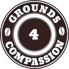 grounds 4 compassion, vendor, coffee, logo