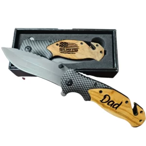 Laser Engraved Pocket Knife
