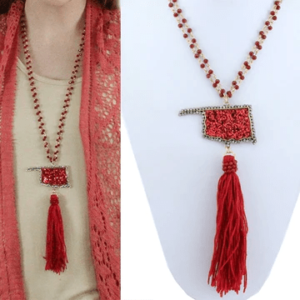 Glitter Oklahoma Necklace