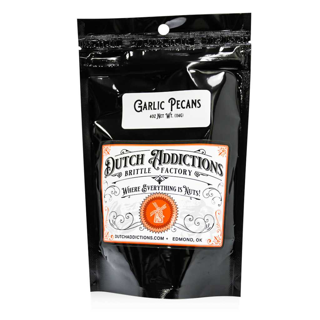 Dutch Addictions Roasted Garlic Pecans